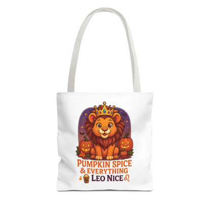 Leo Halloween Tote Bag, Leo Tote, Halloween Party Accessory, Gift for Leo,  Halloween Decor