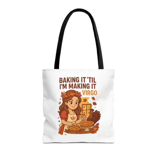 Virgo Thanksgiving-Themed Tote Bag