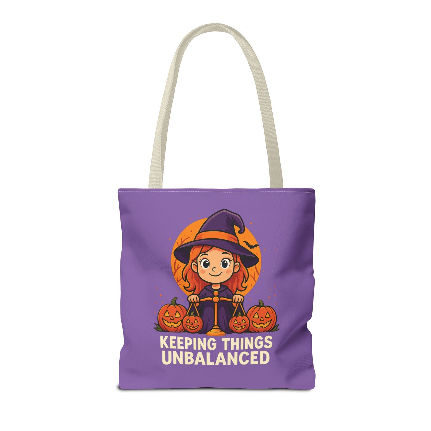 Libra Halloween Tote Bag, Libra Tote, Halloween Party Accessory, Gift for Libra, Halloween Decor
