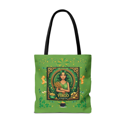 Virgo St. Patrick's Day Tote Bag