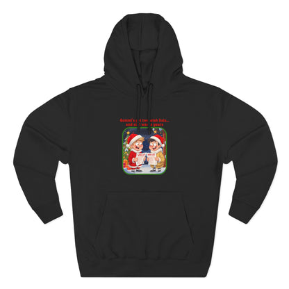 Gemini Christmas-Themed Three Panel Fleece Hoodie #3