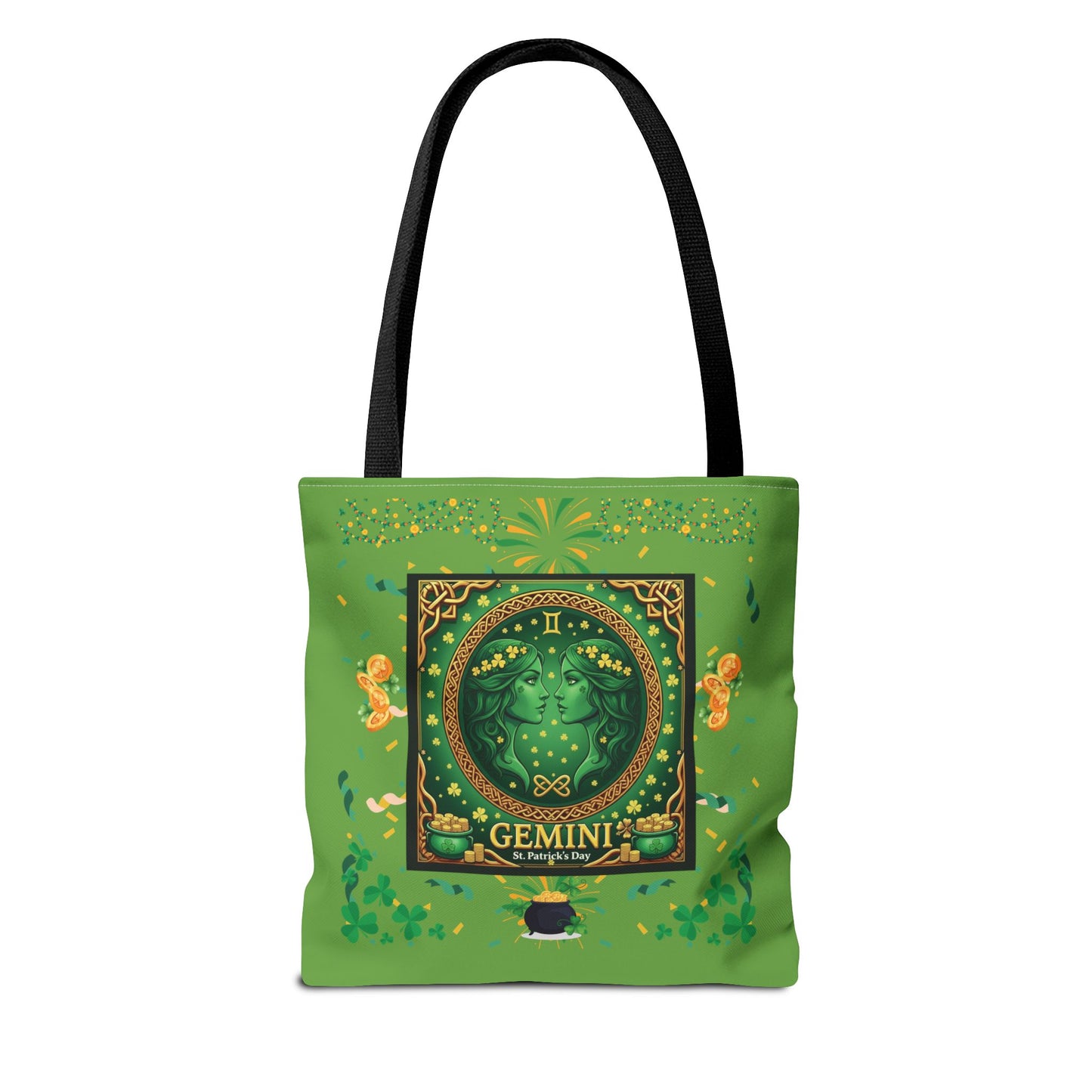 Gemini St. Patrick's Day-Themed Tote Bag