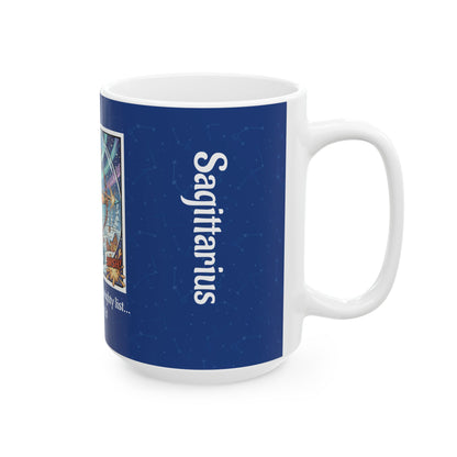 Sagittarius Funny Christmas Mug