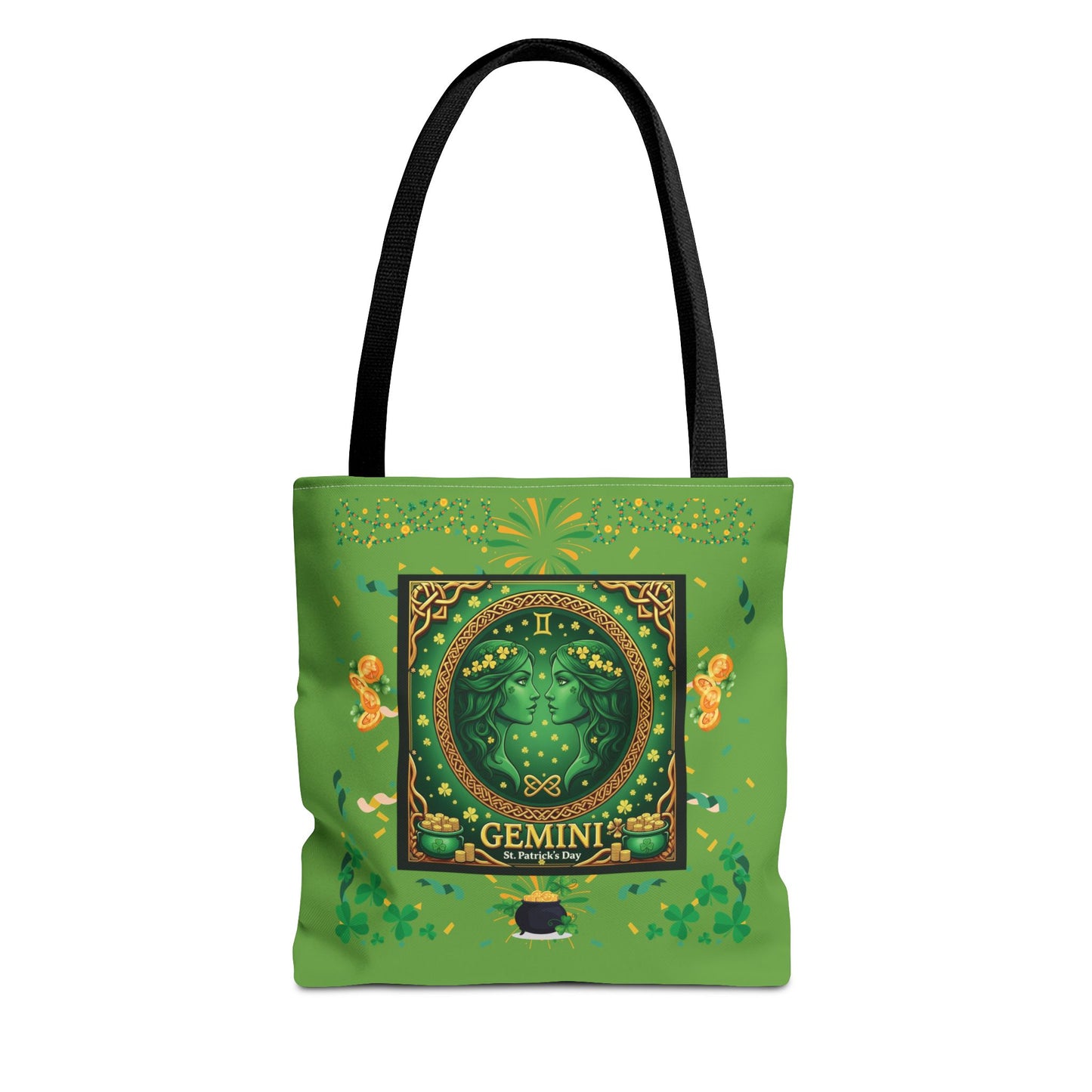 Gemini St. Patrick's Day-Themed Tote Bag