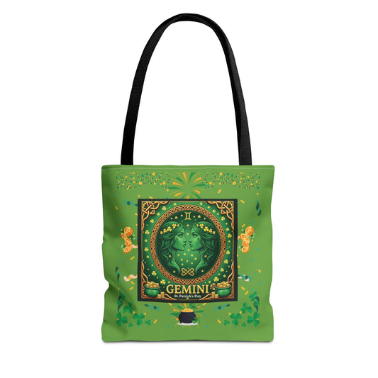 Gemini St. Patrick's Day-Themed Tote Bag