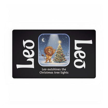 Leo Christmas Desk Mat