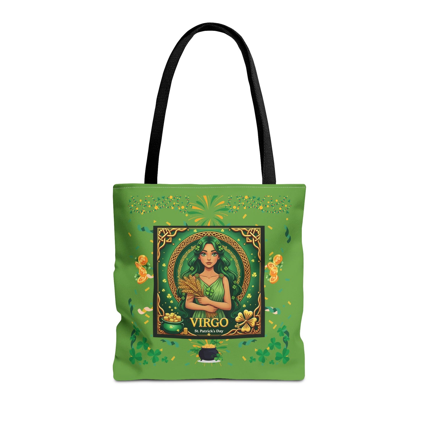 Virgo St. Patrick's Day Tote Bag
