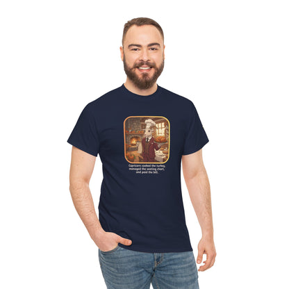 Capricorn Thanksgiving-Themed Unisex Heavy Cotton Tee