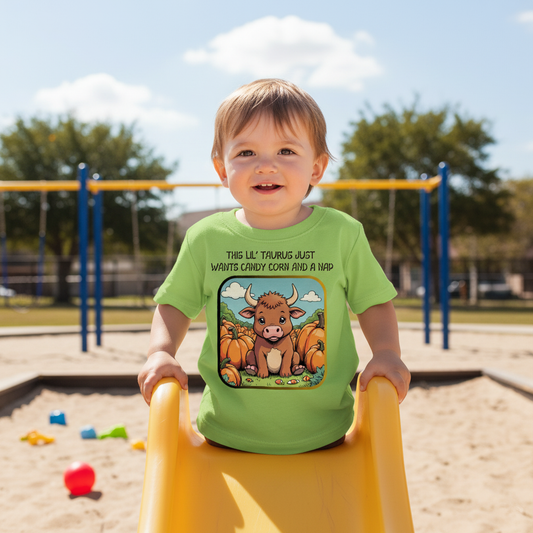 Taurus Halloween Infant Tee, Toddler Graphic Tee