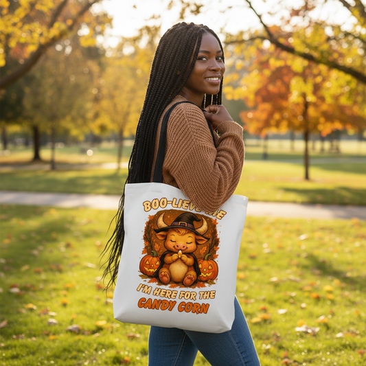 Taurus Halloween Boo-Lieve Me Tote Bag